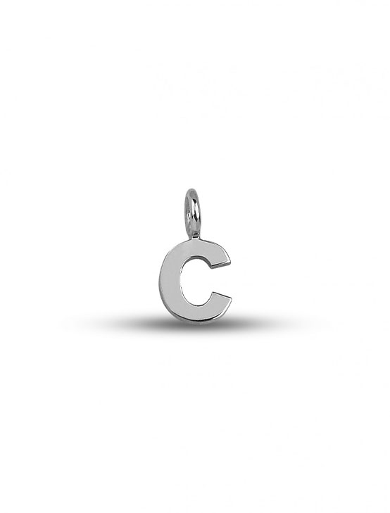 Letter C - Silver