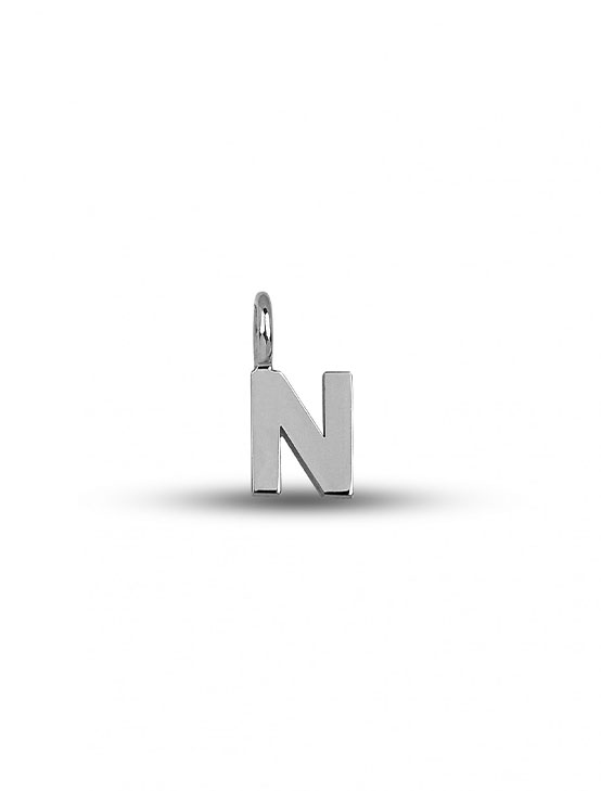 Letter N - Silver
